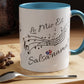 "Lo Mio Es Salsa' Nama" Puerto Rican  🇵🇷🥁 Coffee Mug (11oz) - Boricua, Mulata,Latina, Salsa Dancer,