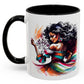 "Lo Mio Es Salsa' Nama" Puerto Rican  🇵🇷🥁 Coffee Mug (11oz) - Boricua, Mulata,Latina, Salsa Dancer,