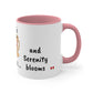 Bookworm Bliss: Cup Reading Mug with Glasses Design - 11oz