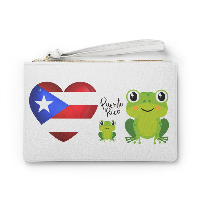 Puerto Rico Flag Coqui- Clutch Bag