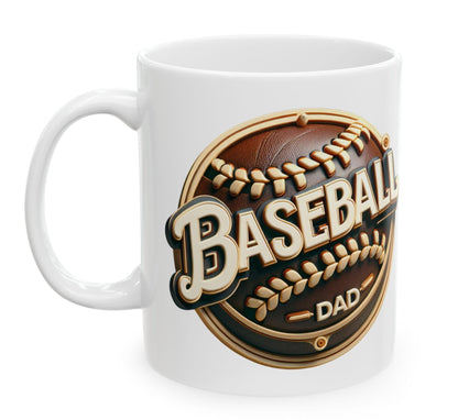 Personalized BASEBALL DAD Mug 11oz - The Ultimate Baseball Dad Mug