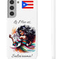 Galaxy "Lo Mio Es Salsa'nama" White Slim Cases - Puerto Rico Flag 🇵🇷🥁 - Weeeepa!