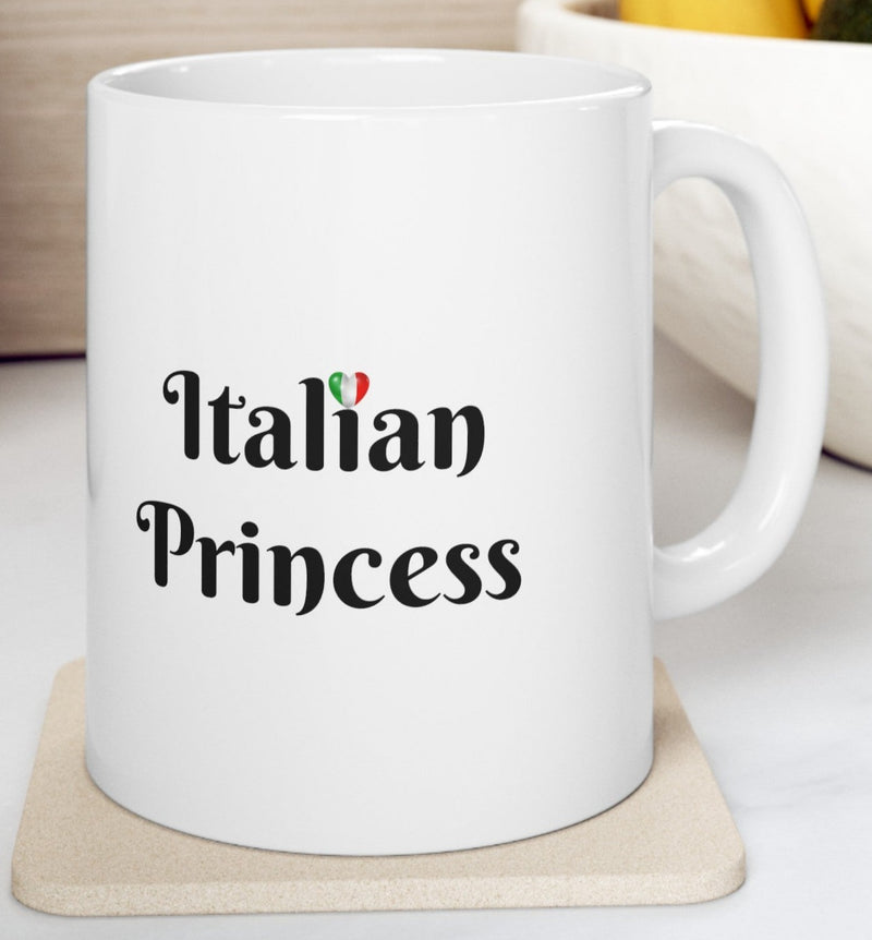 Italian Princess Mug 11oz - Italian Flag Mug