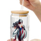 Personalized Diosa Borinqueña Sipper Glass, 16oz - Puerto rico