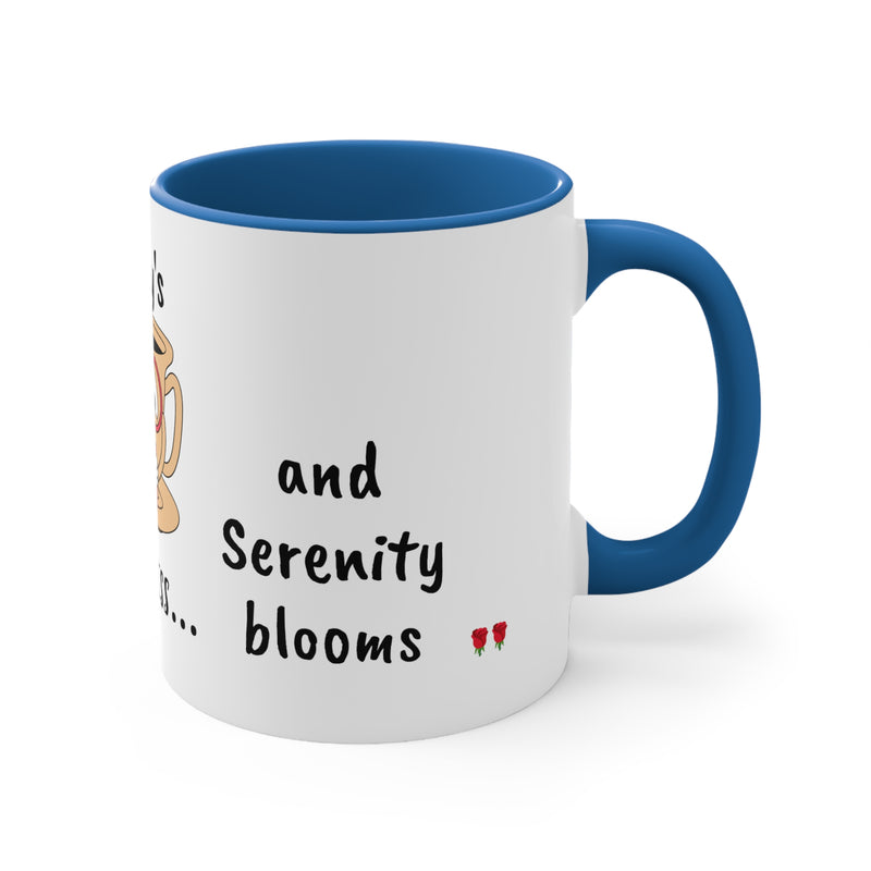 Bookworm Bliss: Cup Reading Mug with Glasses Design - 11oz