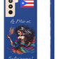 Galaxy "Lo Mio Es Salsa'nama" Blue Slim Cases - Puerto Rico Flag 🇵🇷🥁 - Weeeepa!