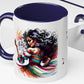 "Lo Mio Es Salsa' Nama" Puerto Rican  🇵🇷🥁 Coffee Mug (11oz) - Boricua, Mulata,Latina, Salsa Dancer,