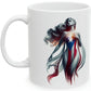 Puerto Rican Goddess Mug 11oz - Puerto Rico flag, Latina, Boricua gift, Puerto Rico gift, Puerto Rico Mug