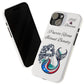 Puerto Rican Island Beauty Mermaid White Slim designer Phone Case - Puerto Rico Flag 🇵🇷🥁  -Weeeepa!