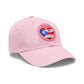 "I Love ❤️ Puerto Rico Flag & Map" Hat - with Leather Patch (Round) - Puerto Rico Flag, Latina hat, Latino hat, Gorra para la playa, Boricua, Puerto rican Pride..