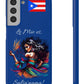 Galaxy "Lo Mio Es Salsa'nama" Blue Slim Cases - Puerto Rico Flag 🇵🇷🥁 - Weeeepa!