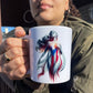 Puerto Rican Goddess Mug 11oz - Puerto Rico flag, Latina, Boricua gift, Puerto Rico gift, Puerto Rico Mug