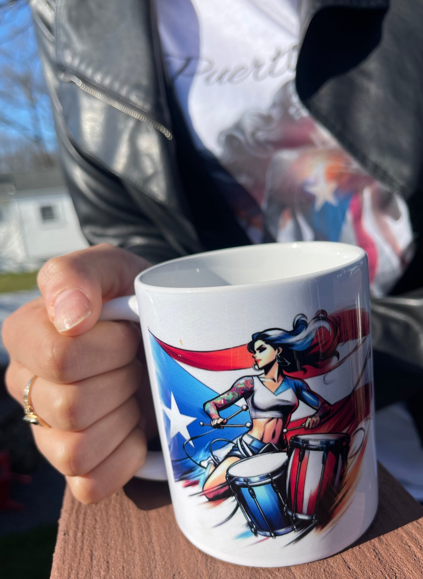 Puerto Rico Mug - Boricua to the Core!"WEEEEEPA"!, Borinqueña, Boricua Mug.