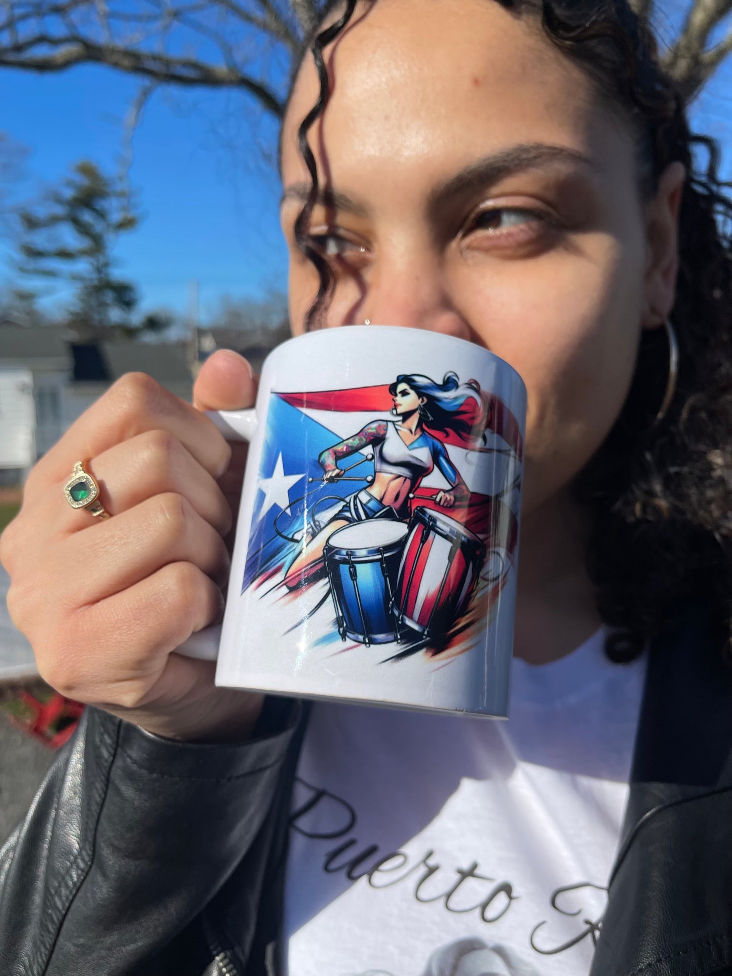 Puerto Rico Mug - Boricua to the Core!"WEEEEEPA"!, Borinqueña, Boricua Mug.