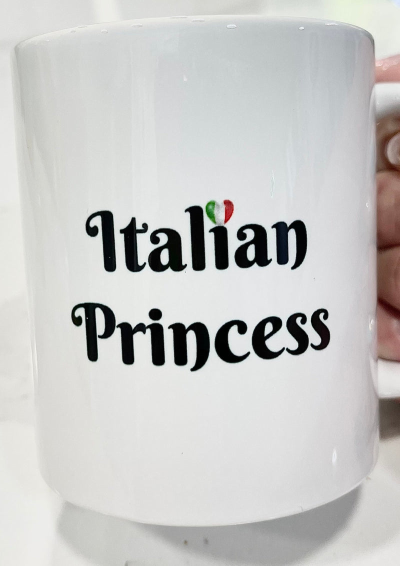 Italian Princess Mug 11oz - Italian Flag Mug