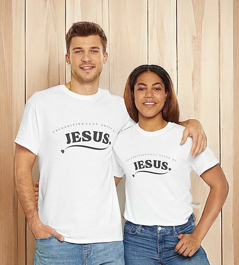 Christian T-Shirt-Jesus Shirt, Christian Gift, Faith Clothing, Christian Shirt, Jesus T-shirt, Jesus Loves Me.