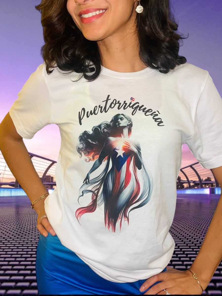 Puertorriqueña - 🇵🇷🥁 Jersey Short Sleeve Tee - Latina, Borinquen, Soy Puertorriqueña, Orgullosa Boricua