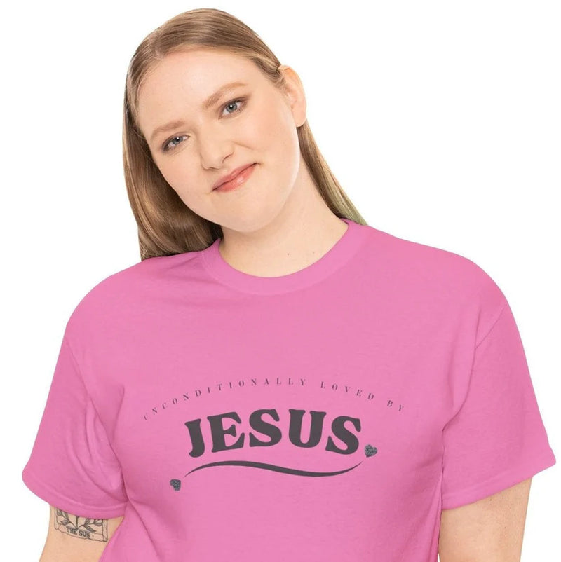 Christian T-Shirt-Jesus Shirt, Christian Gift, Faith Clothing, Christian Shirt, Jesus T-shirt, Jesus Loves Me.