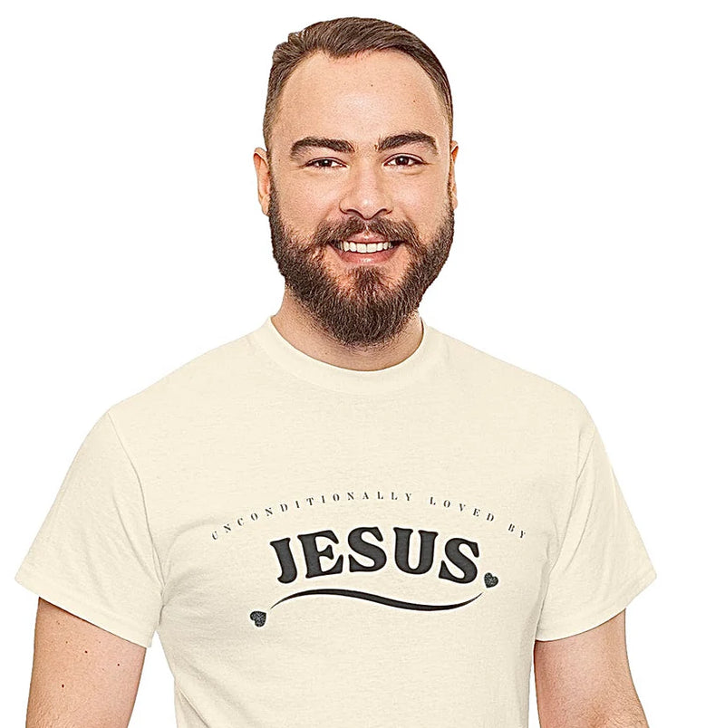 Christian T-Shirt-Jesus Shirt, Christian Gift, Faith Clothing, Christian Shirt, Jesus T-shirt, Jesus Loves Me.