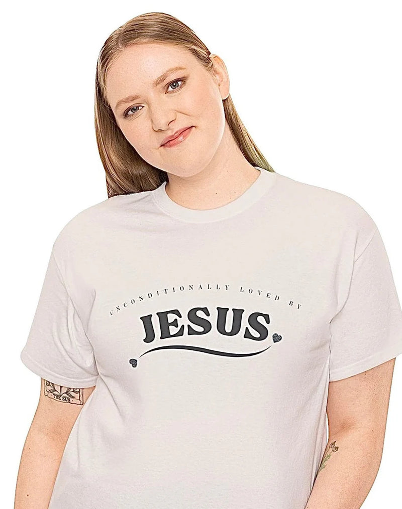 Christian T-Shirt-Jesus Shirt, Christian Gift, Faith Clothing, Christian Shirt, Jesus T-shirt, Jesus Loves Me.