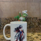 Puerto Rican Goddess Mug 11oz - Puerto Rico flag, Latina, Boricua gift, Puerto Rico gift, Puerto Rico Mug