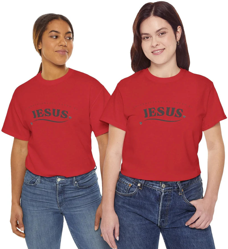 Christian T-Shirt-Jesus Shirt, Christian Gift, Faith Clothing, Christian Shirt, Jesus T-shirt, Jesus Loves Me.